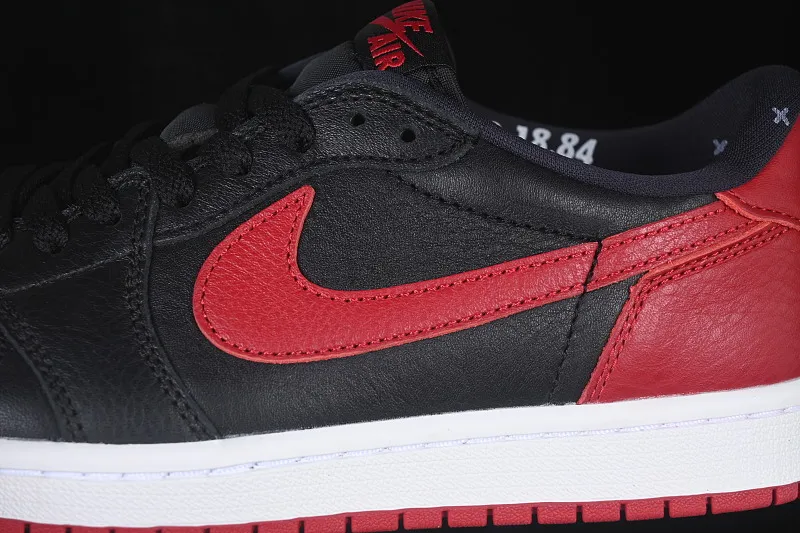 All categories Air Jordan Jordan series basketball shoes Air Jordan 1 Low G version pure original Air Jordan 1 Low "Banned" AJ1 Joe 1 black and red banned XX low-top cultural casual sneakers IW6276-001